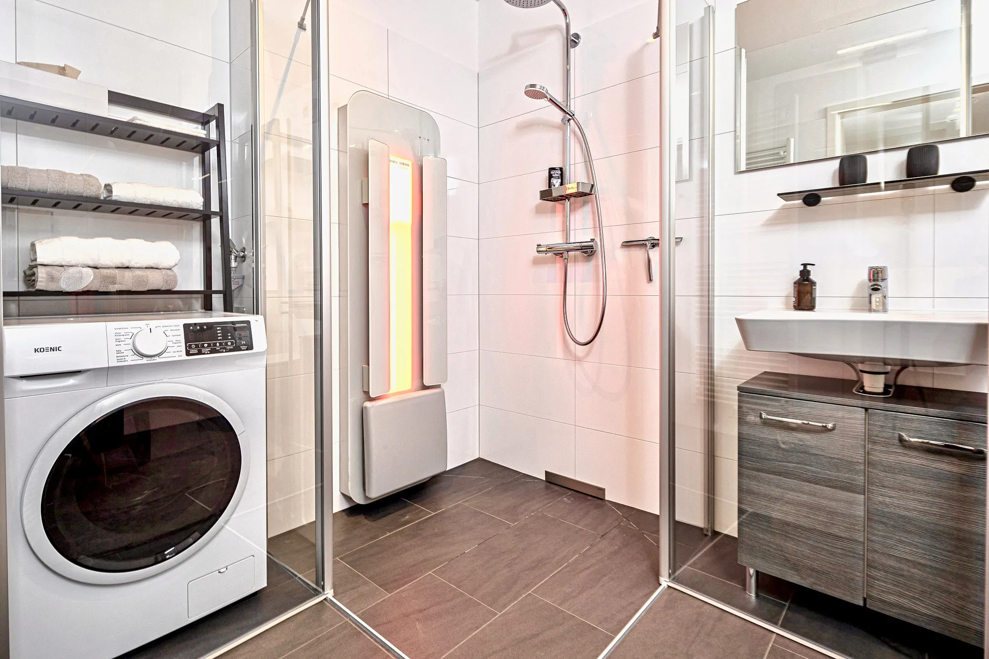Badezimmer im Boutique-Apartment Art Déco in Dresden