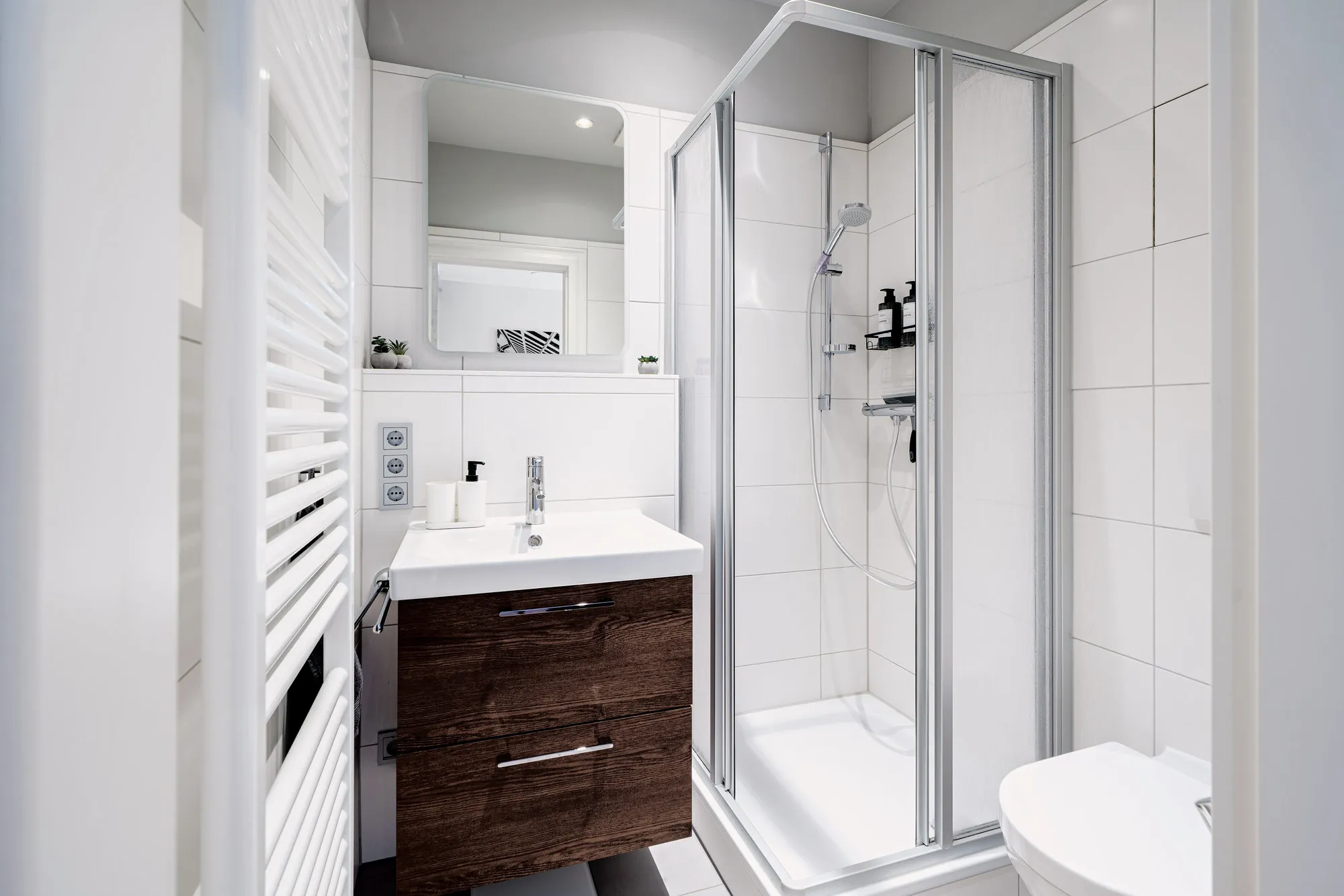 Badezimmer im Boutique-Apartment Green II in Dresden